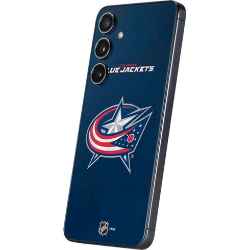 NHL Columbus Blue Jackets Distressed Galaxy S25 Skin